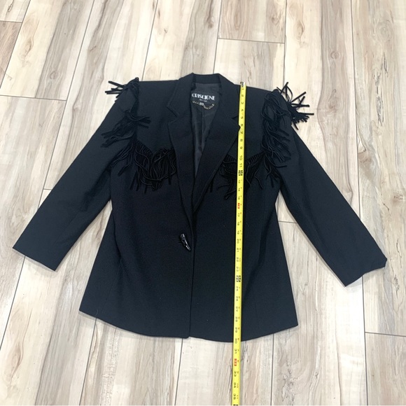 VINTAGE CRISCIONE Fringe Blazer - Picture 11 of 11